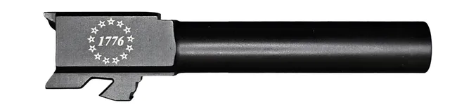 1776 Logo Glock 19 Barrel 9mm – Patriotic Series Black