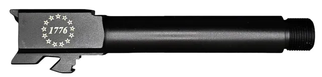 1776 Logo Glock 19 Threaded Barrel – Patriotic Series Black