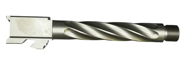Glock 17 Threaded Barrel 9mm – Chunky Spiral Flat Gray