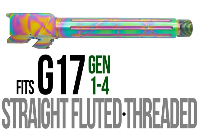 Glock 17 Threaded Barrel 9mm – Straight Fluted Python