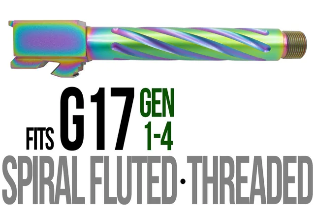 Glock 17 Threaded Barrel 9mm – Thick Spiral Radio Active