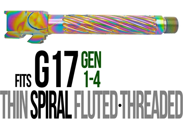 Glock 17 Threaded Barrel 9mm – Thin Spiral Python