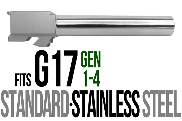 Glock 17 Barrel 9mm – Stainless Gen 1-4