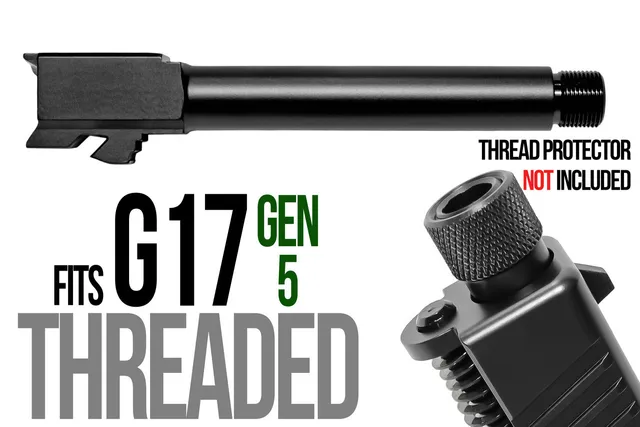 Glock 17 Threaded Barrel 9mm – Black Gen 5