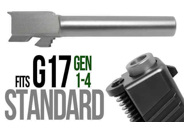Glock 17 Match Grade Barrel 9mm – Flat Gray