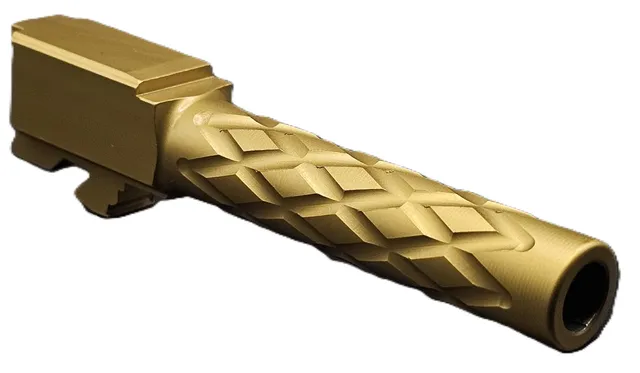 Glock 19 Barrel 9mm – Diamond Weave Gold