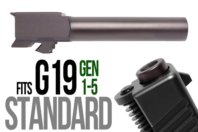 Glock 19 Match Grade Barrel 9mm – Plum