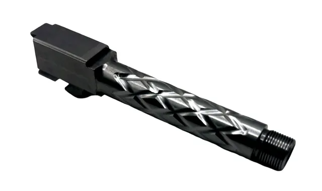 Glock 19 Threaded Barrel 9mm – Diamond Weave Stainless