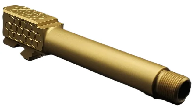 Glock 19 Threaded Barrel 9mm – HoneyComb Gold