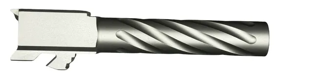 Glock 19 Barrel 9mm – Thick Spiral Flat Gray