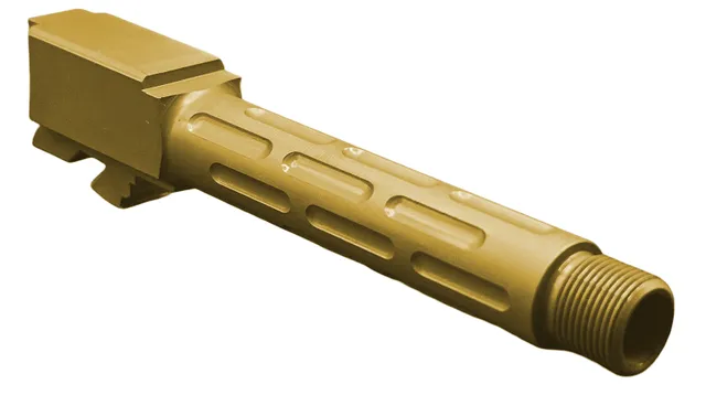 Glock 19 Threaded Barrel 9mm – Morse Code Gold