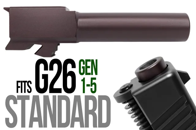 Glock 26 Match Grade Barrel 9mm – Plum