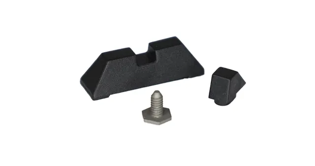 Polymer sights Standard Height for Glock All Black