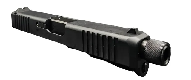 Glock 19 Threaded Slide – Black Nitride