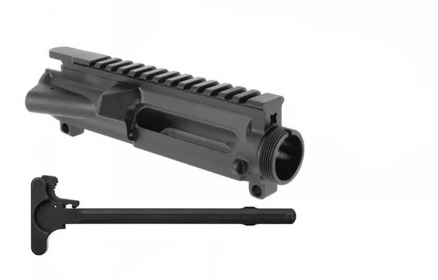 Stripped Billet Upper Receiver Mil-Spec & Charging Handle