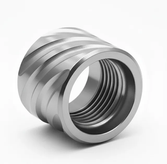 1/2x28 Thread Protector – Thick Spiral Stainless