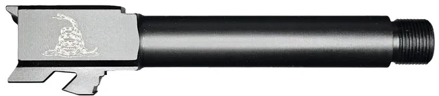Don't Tread on Me Logo Glock 19 Threaded Barrel 9mm – Black