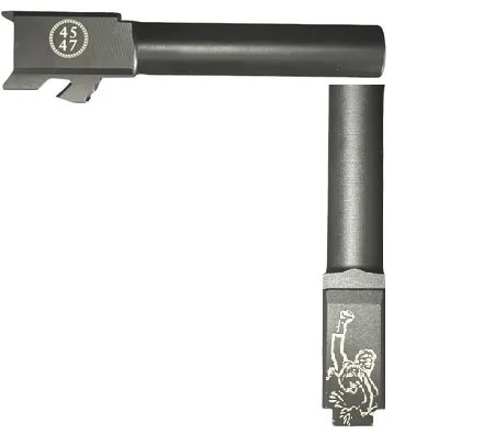 Donald Trump Fist in The Air Logo Glock 19 Barrel – Black