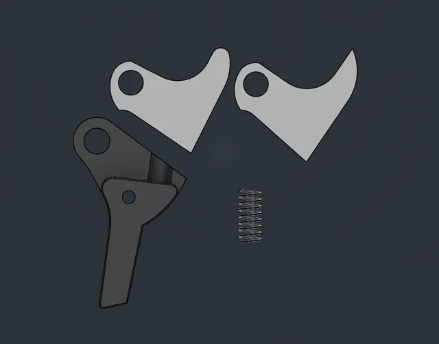 Glock Trigger – Stainless V2 Flat
